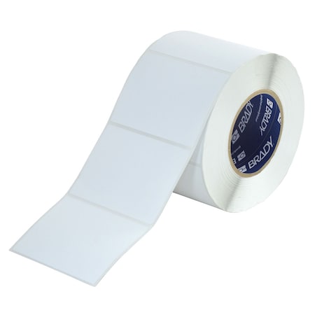 Brady Direct Thermal Printable Paper Labels 3 in H x 4 in W White 1000/RL DT-76-813-1